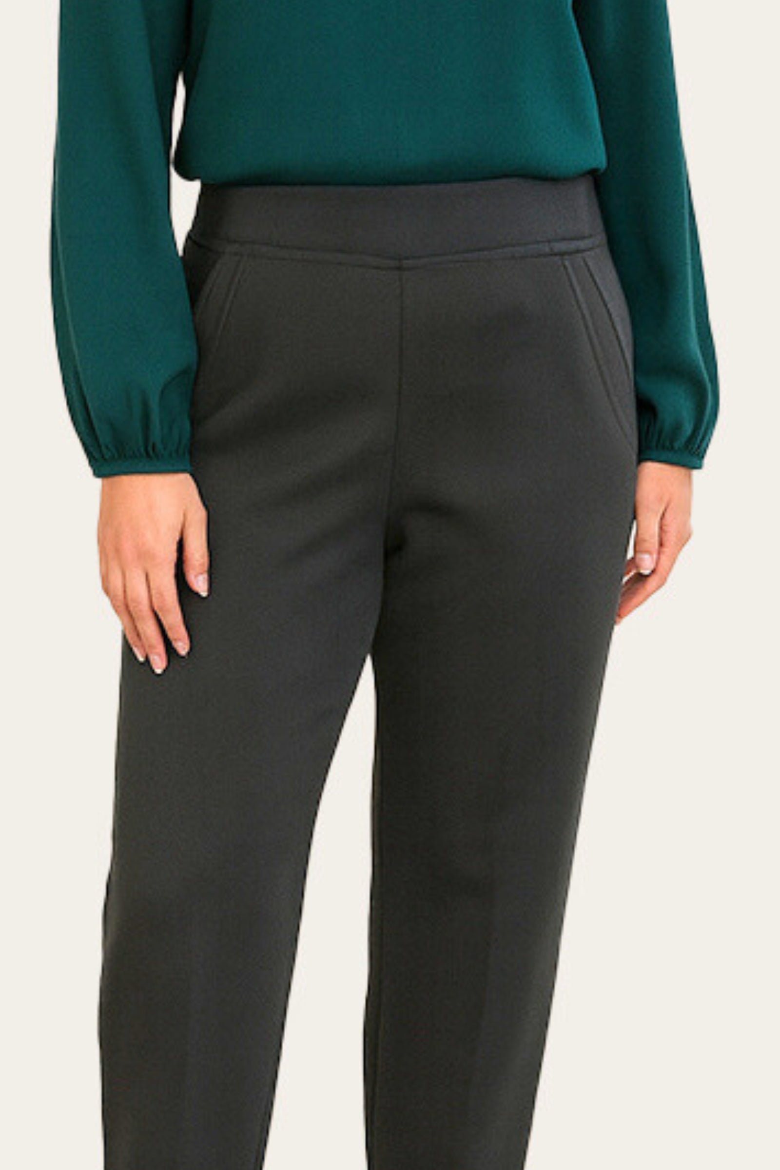 Stretchable Office Pants without Zipper - Grey