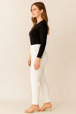 Slim Fit Pant - White