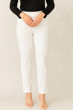 Slim Fit Pant - White