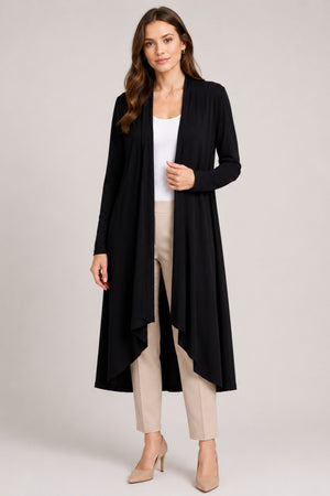 Plain Long Cardigan