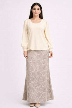 Esme Stretchable Skirt - Khaki