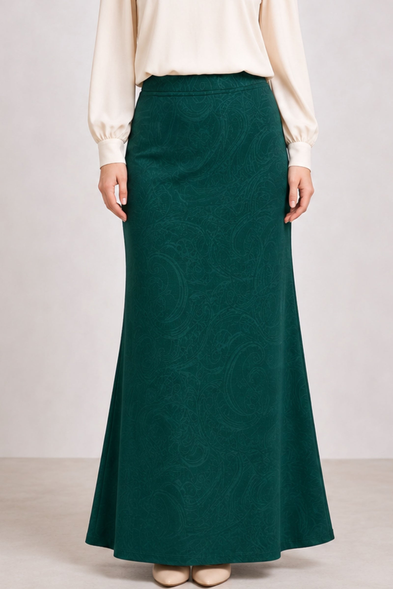 Esther Stretchable Skirt - Green
