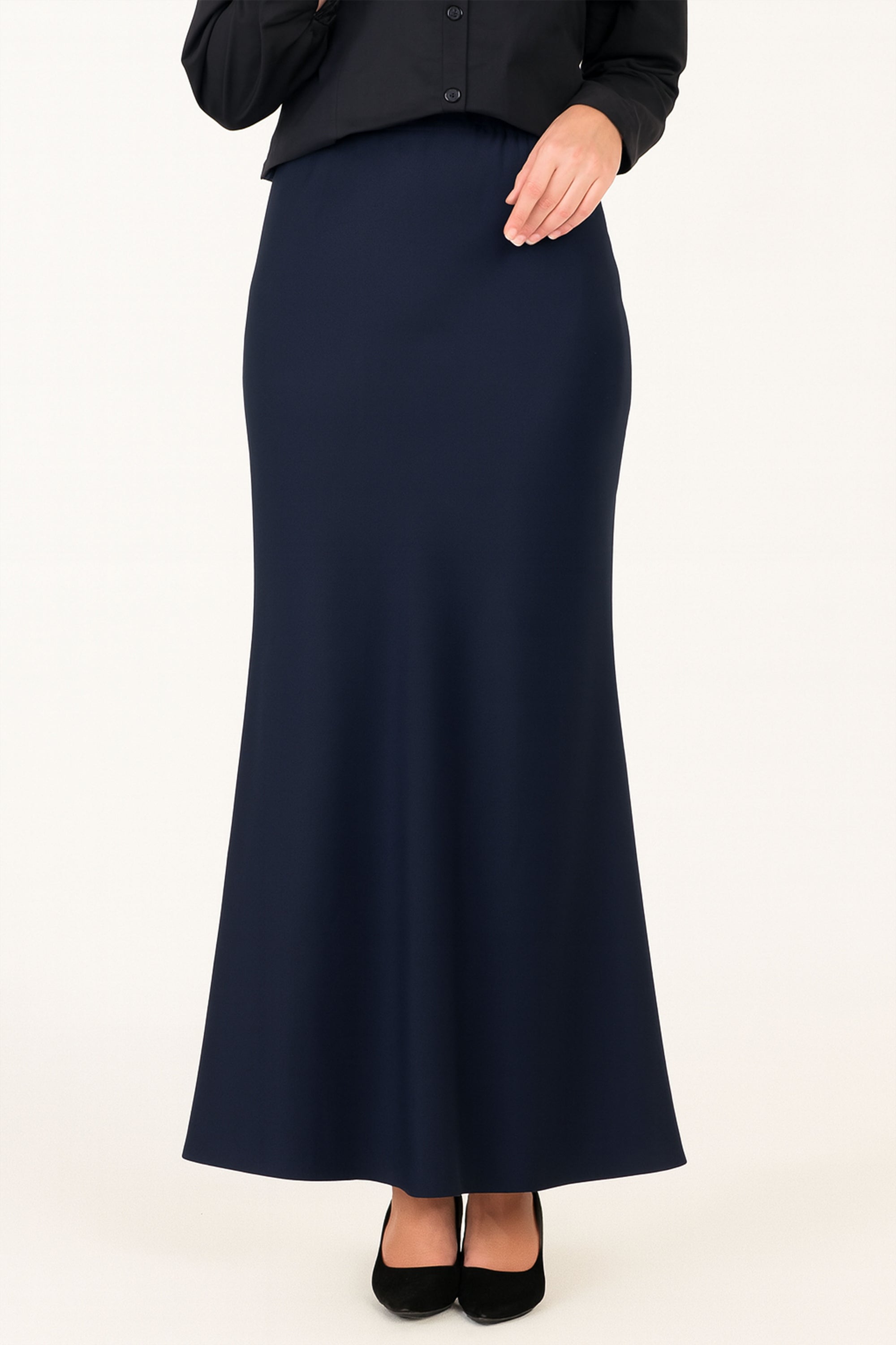 Office Skirt - Blue