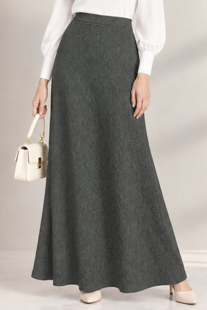 Lauder Stretchable Skirt - Grey