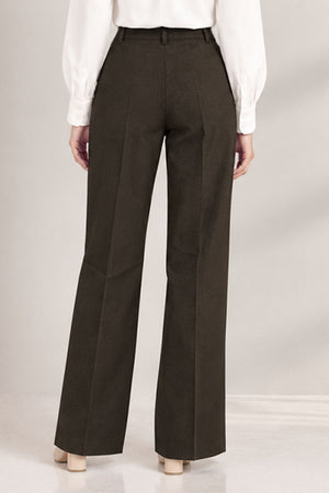 Ladies Office Pants - Brown