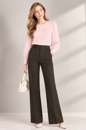 Ladies Office Pants - Brown