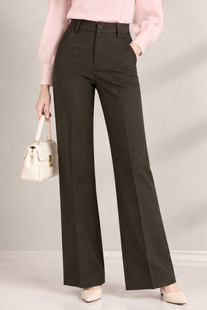 Ladies Office Pants - Brown