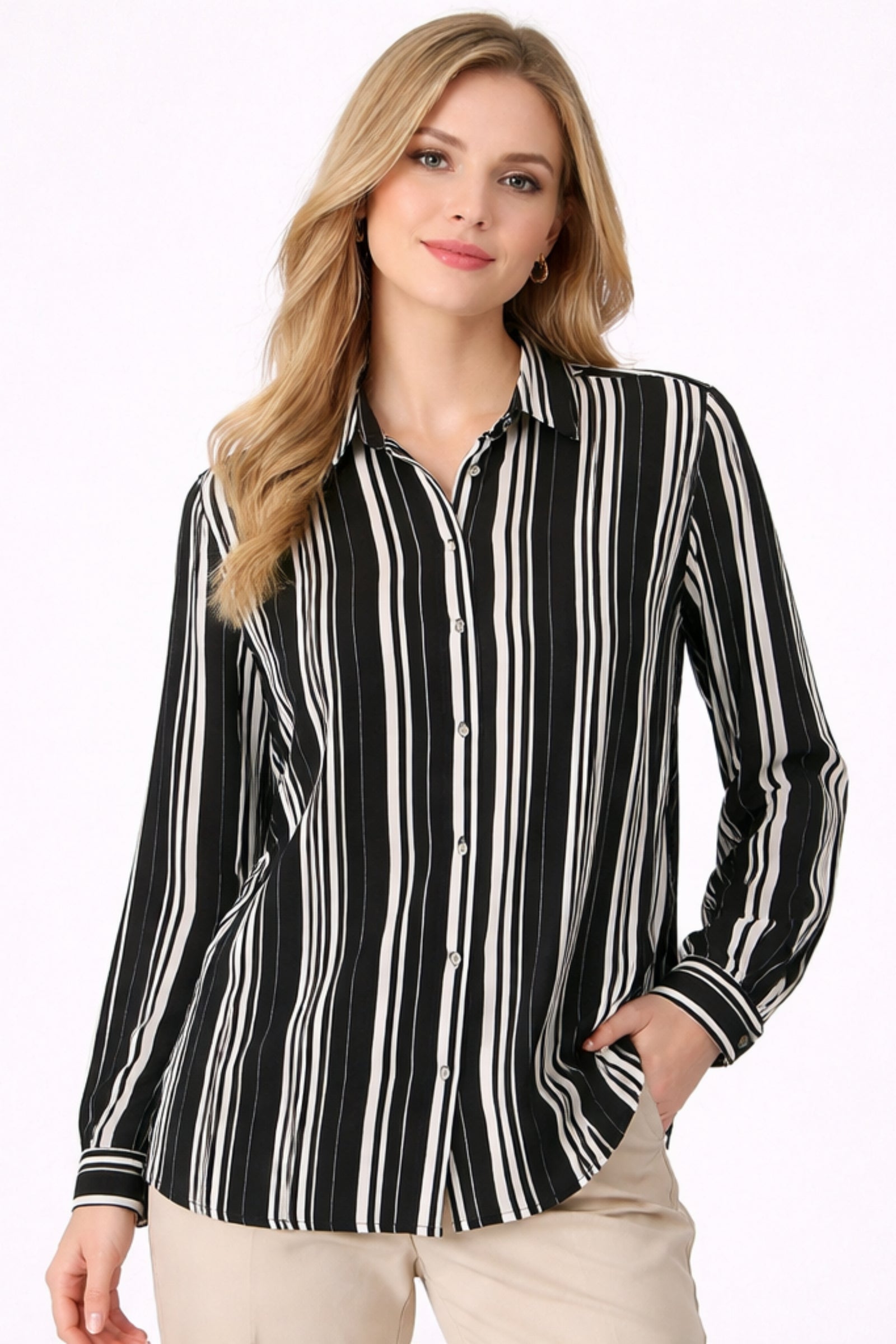 Ava Stripe Blouse