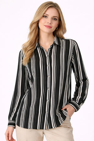 Ava Stripe Blouse