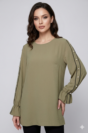 Aera Blouse with Pearl