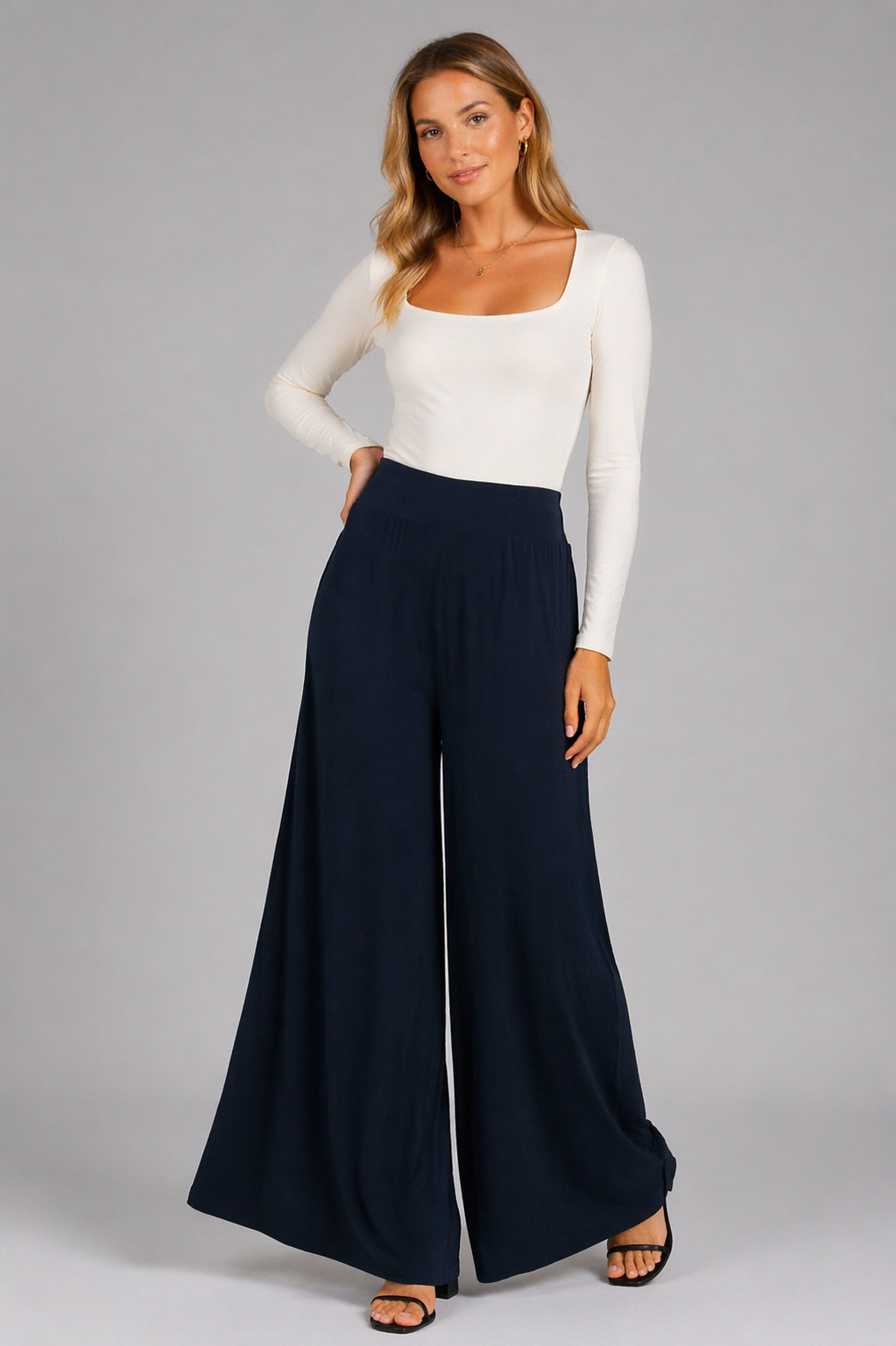 Palazzo Pant - Blue