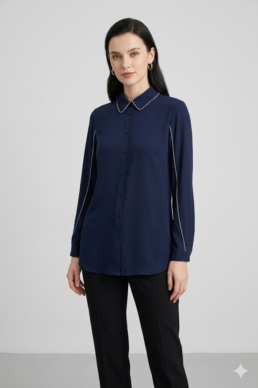 Daisy Collar Blouse