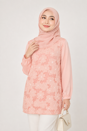 Lace Front Blouse