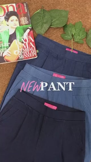 Cotton Denim Pant without Zipper