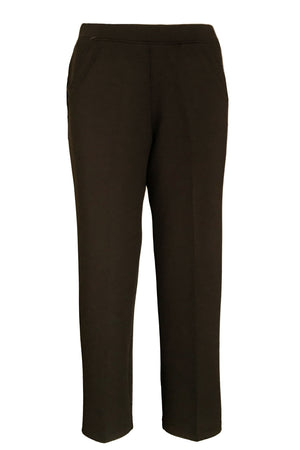 Stretchable Office Pants without Zipper - Brown