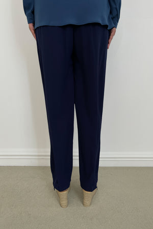 Rubber Waist Pant (Seluar Pinggang Bergetah) - Dark Blue