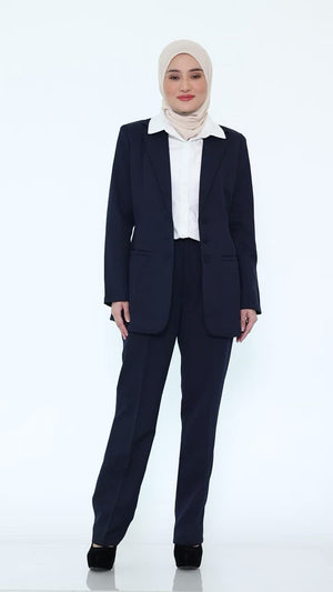 Structured Blazer - Blue