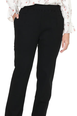 New Pant without Zipper (Thicker Material)- Black