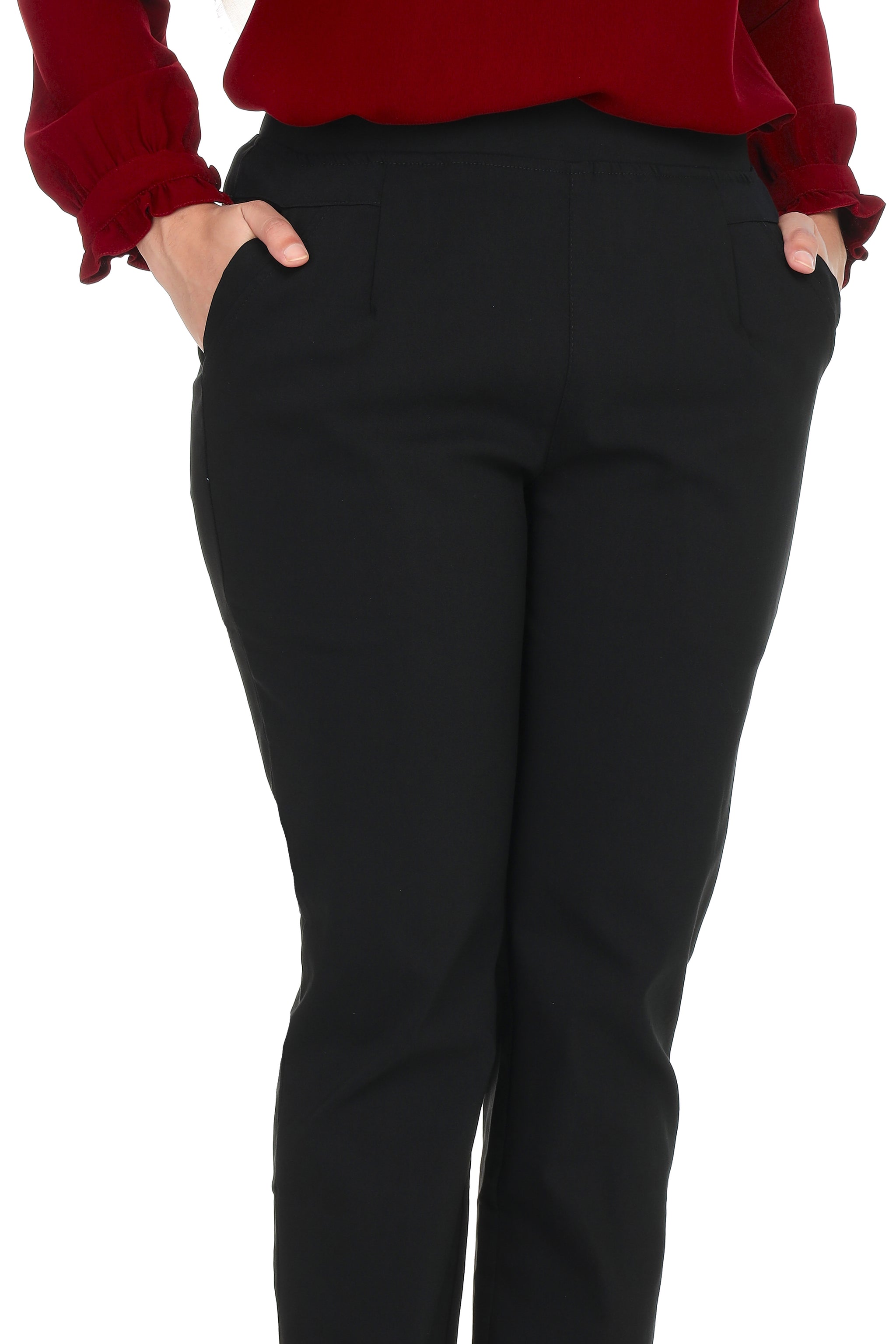 Pant without Zipper - Black - TOPGIRL