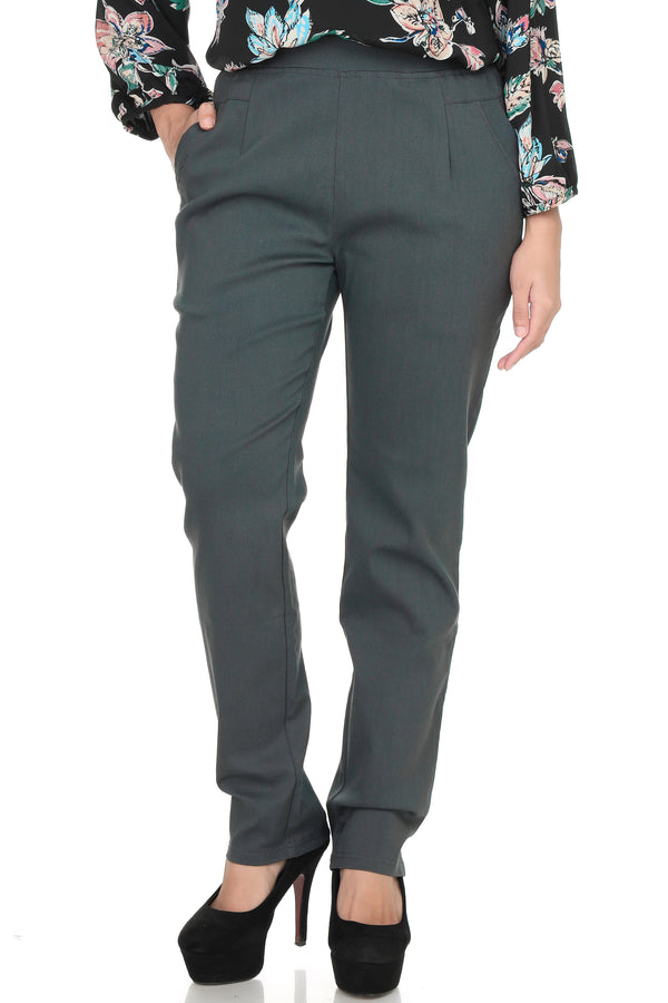 Pant without Zipper - Grey - TOPGIRL