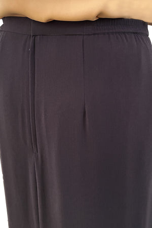 Office Skirt (Skirt Susun Belakang) - Black