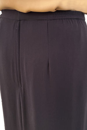 Office Skirt (Skirt Susun Belakang) - Brown