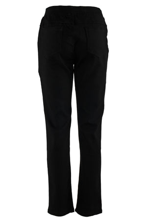 New Pant without Zipper (Thicker Material)- Black