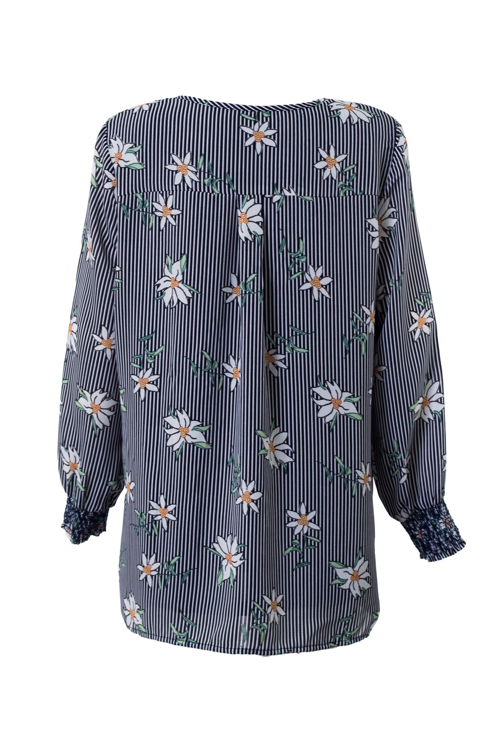 Floral Stripe Blouse