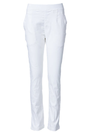 Pant without Zipper - White