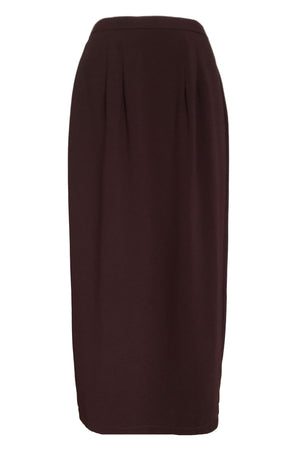 Office Skirt (Skirt Susun Belakang) - Brown