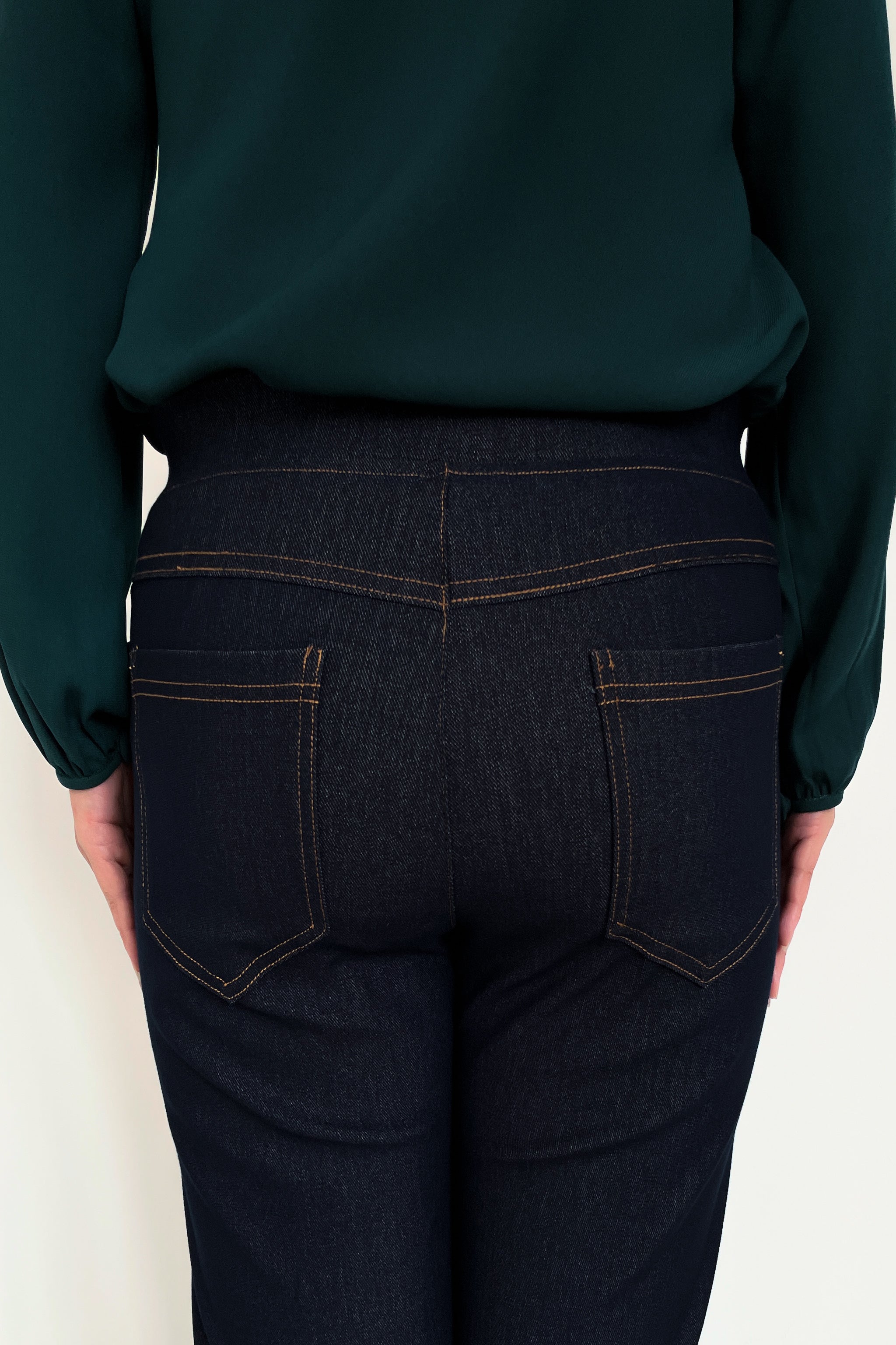 Denim Pant without Zipper - TOPGIRL