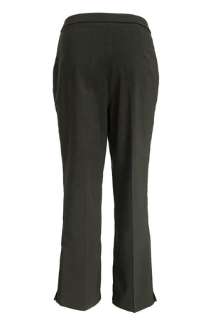 Stretchable Straight Cut Office Pants - Grey
