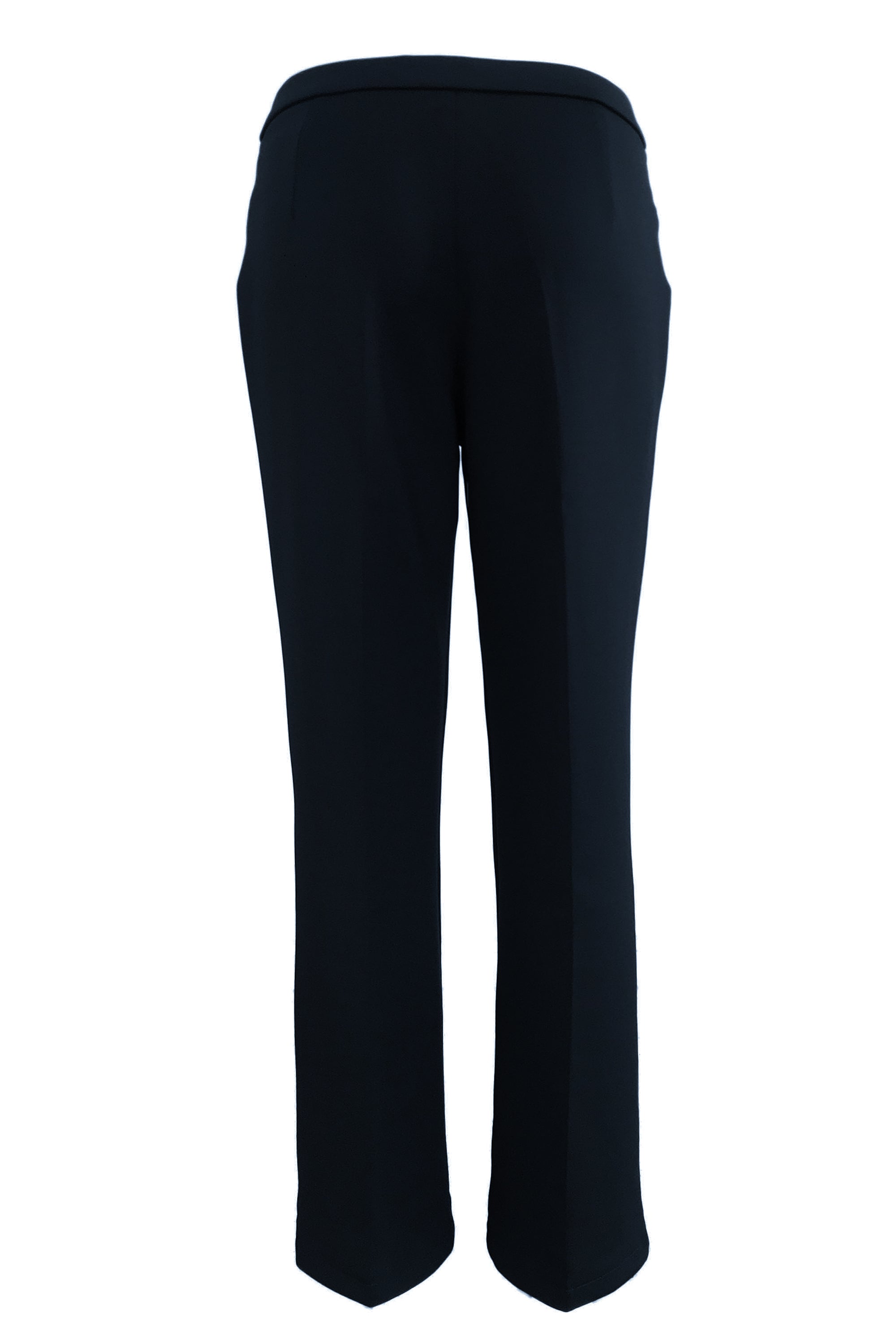 Stretchable Boot Cut Office Pants - Blue