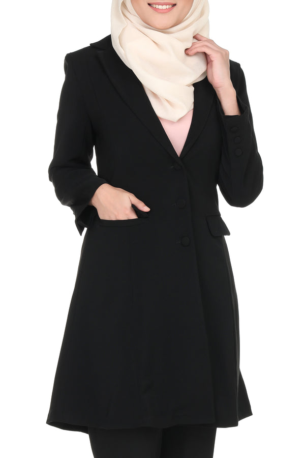 Lady Long Coat (Blazer Labuh) - TOPGIRL