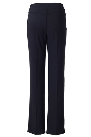 Plain Pants with Zipper Pocket - Black