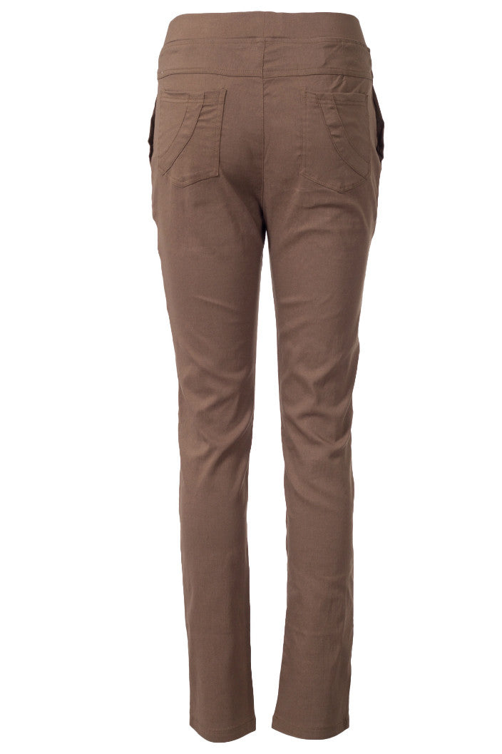 Pant without Zipper - Light Brown - TOPGIRL